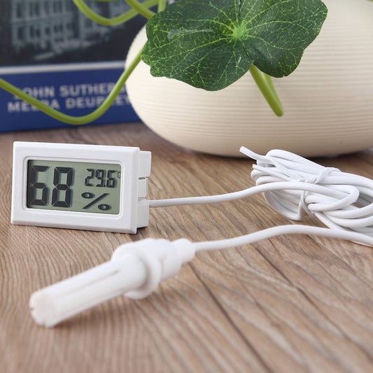 TL8015A Mini Digital LCD Thermometer Hygrometer Humidity Temperature Meter with Cable