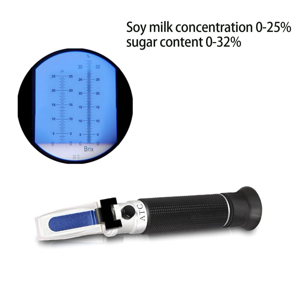 0-32% Handheld Refractometer Sugar Meter Fruit Saccharimeter Measurement Tool