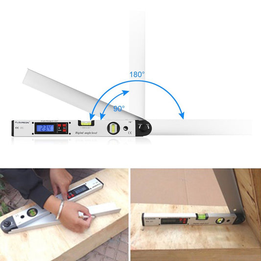 400mm Protractor Electronic Laser Spirit Level Digital Display Angle Meter
