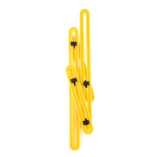 Four Folding Plastic Ruler Metric Scale Multifunctional Measuring Angle Ruler