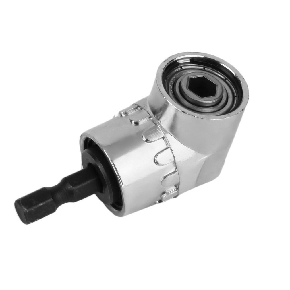 105&#176; Angle 1/4&quot; Extension Hex Drill Bit Screwdriver Socket Holder Adaptor
