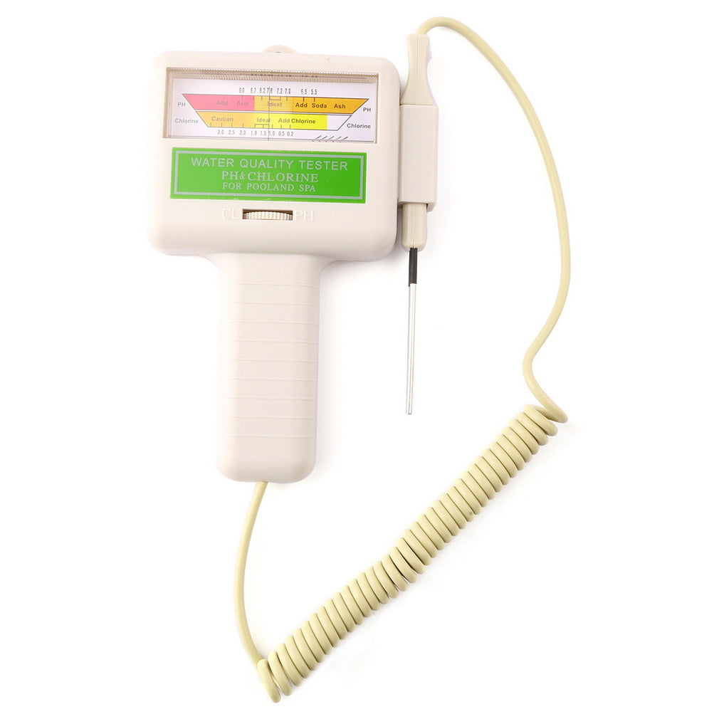 New PH &amp; Cl2 Chlorine Level Tester Swimming Pool Spa Water Quality Monitor
