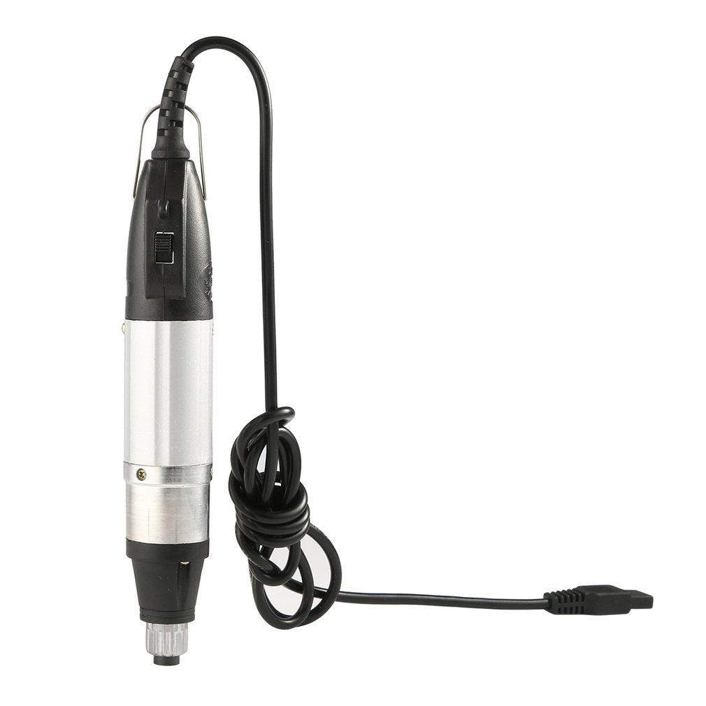 DC Powered Electric Screwdriver 800 + Small Power Supply + 10 Bits Hand Tools - US Plug