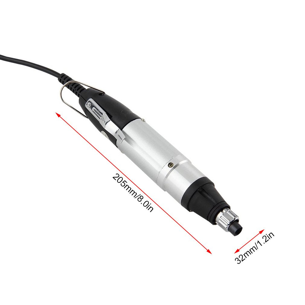 DC Powered Electric Screwdriver 800 + Small Power Supply + 10 Bits Hand Tools - US Plug