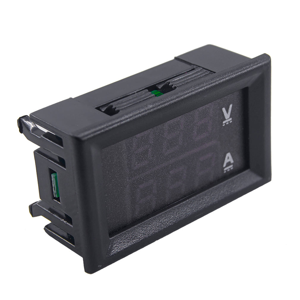DC 100V 10A Voltmeter Ammeter Blue + Red LED Amp Dual Digital Volt Meter Gauge