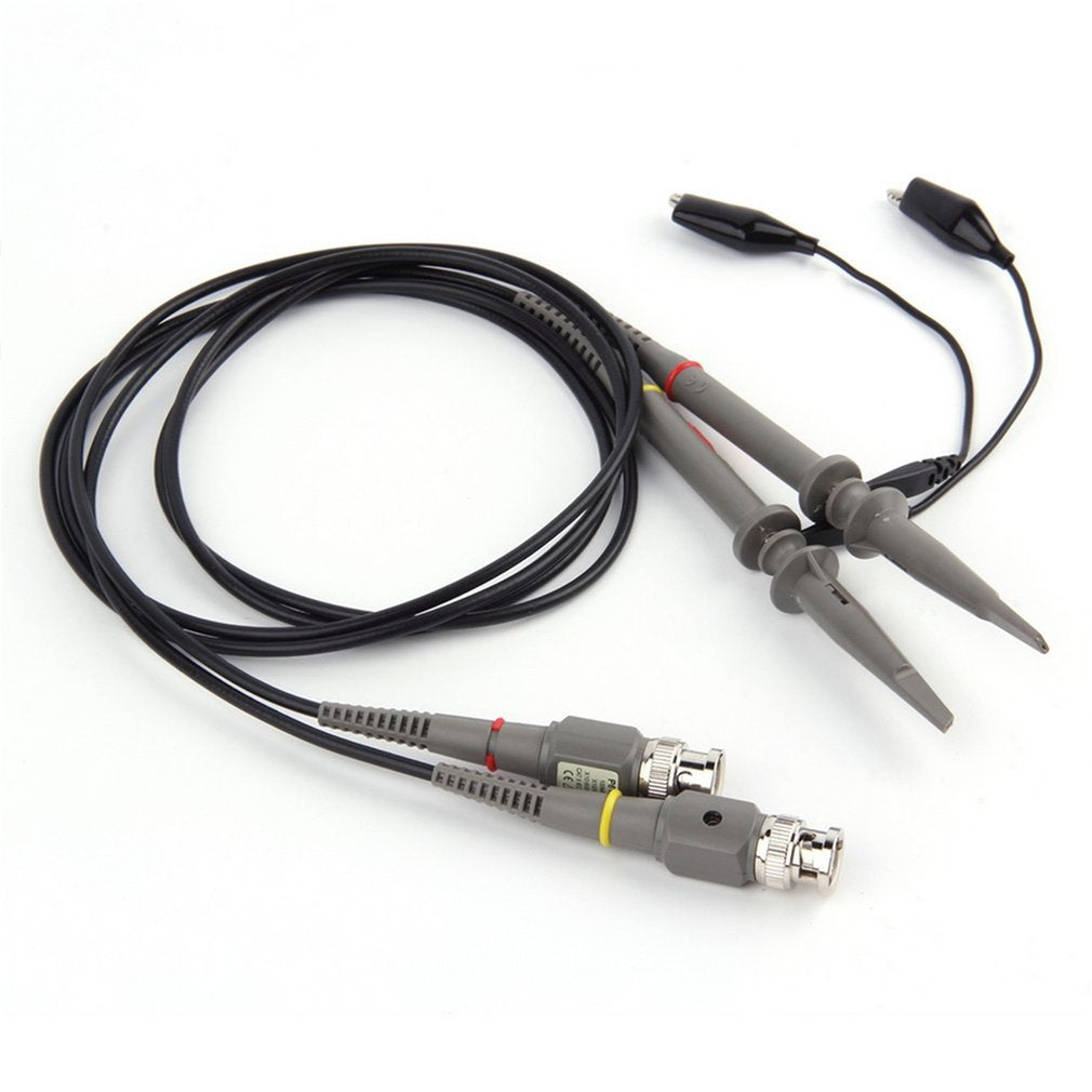 Two P6100 DC 100MHZ Oscilloscope Scope Clip Probe 100MHz for Tektronix HP