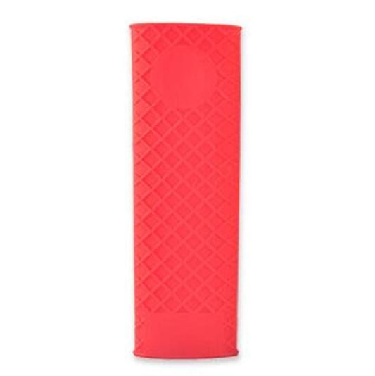 2 PCS Durable Thick Silicone Pot Handle Multicolor Thermal Insulation Sleeve Anti Skid Non Slip Soft Handle Pot Cover (Red)