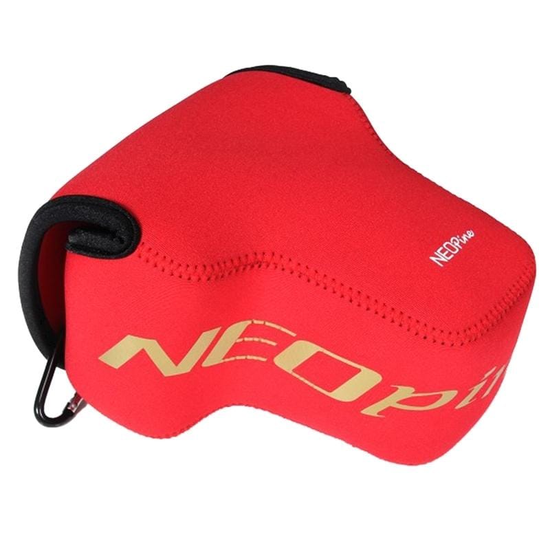 NEOpine Neoprene Shockproof Soft Case Bag with Hook for Nikon P900s Camera (Red)