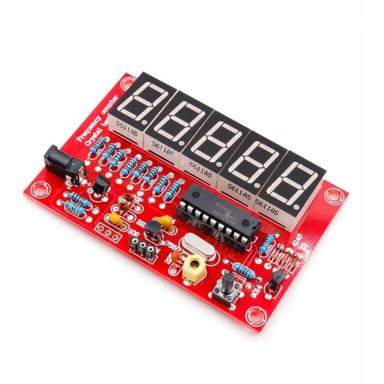 1Hz-50MHz Frequency Measurement Meter Crystal Measure Five Digital Tube Display Board DIY Kit