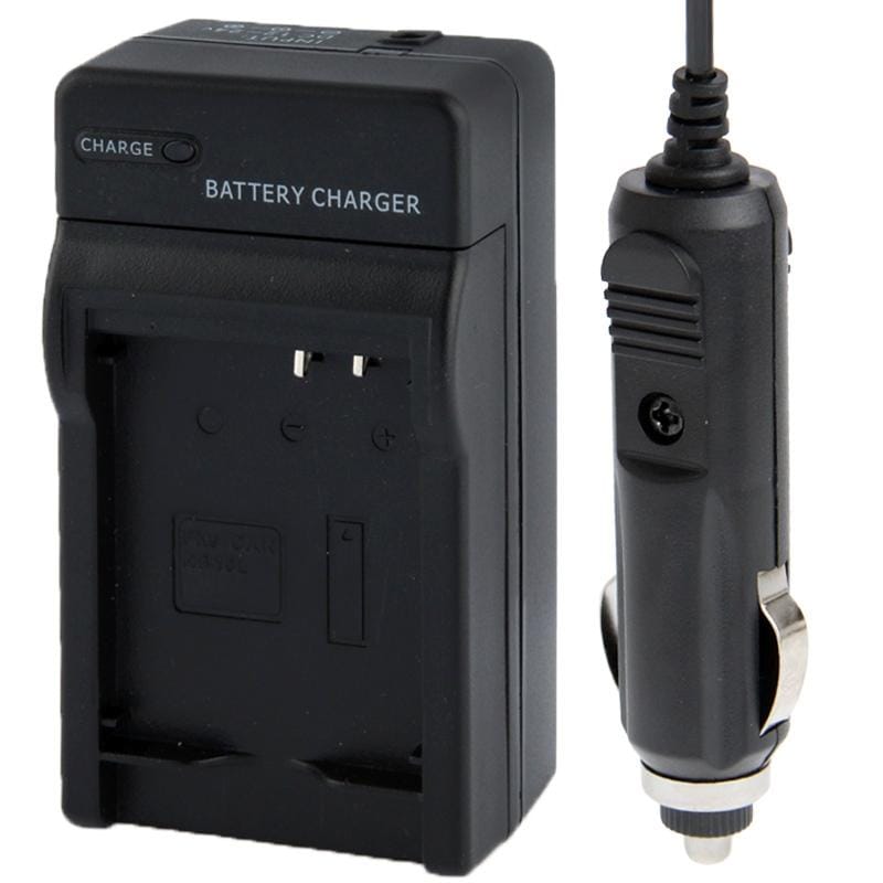 Digital Camera Battery Car Charger for Olympus Li-40B / Li-42B (Black)