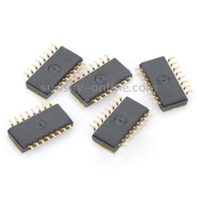 5 pcs DIY 8-Position 1.27mm Half Pitch Type Dip Switches (Black)