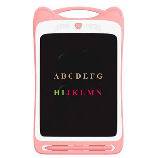 Children LCD Drawing Board Handwriting Board Light Energy Electronic Small Blackboard, Size:12 inch Color Highlight (Pink)