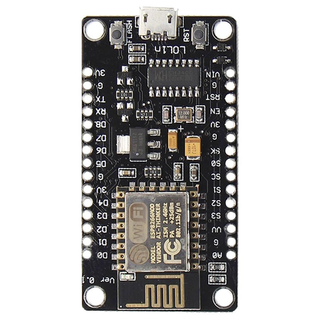 LandaTianrui LDTR-WG0131 ESP8266 Series WiFi Development Board, Compatible with CH340 (Black)