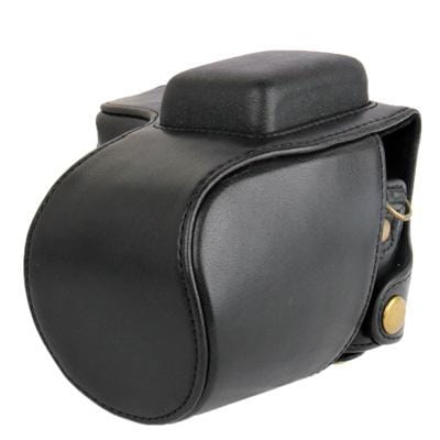 Leather Camera Case Bag for Samsung NX1000 (Black)
