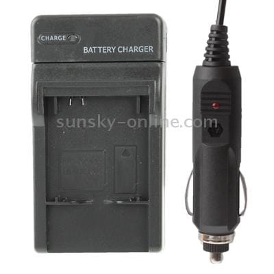 Digital Camera Battery Smart Charger with Power Plug & Car Charger Travelling Set for Gopro HD HERO3 (Black)