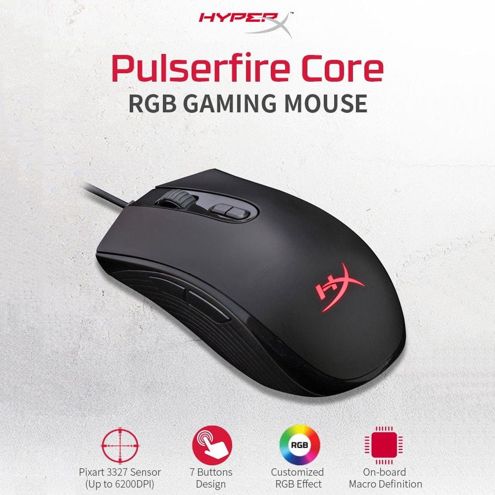 Kingston HyperX Pulsefire Core RGB Wired Mouse Gaming Mouse