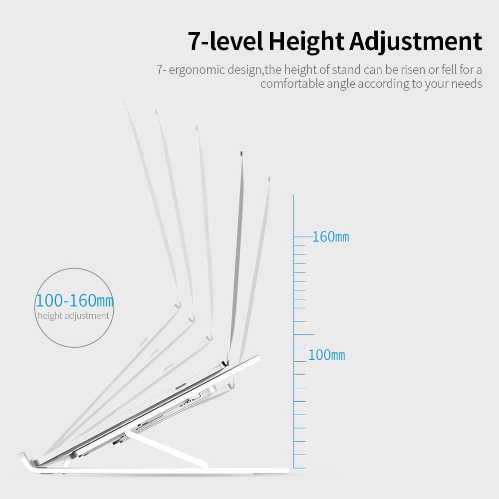 Laptop Tablet Stand 7-level Height Adjustable Folding