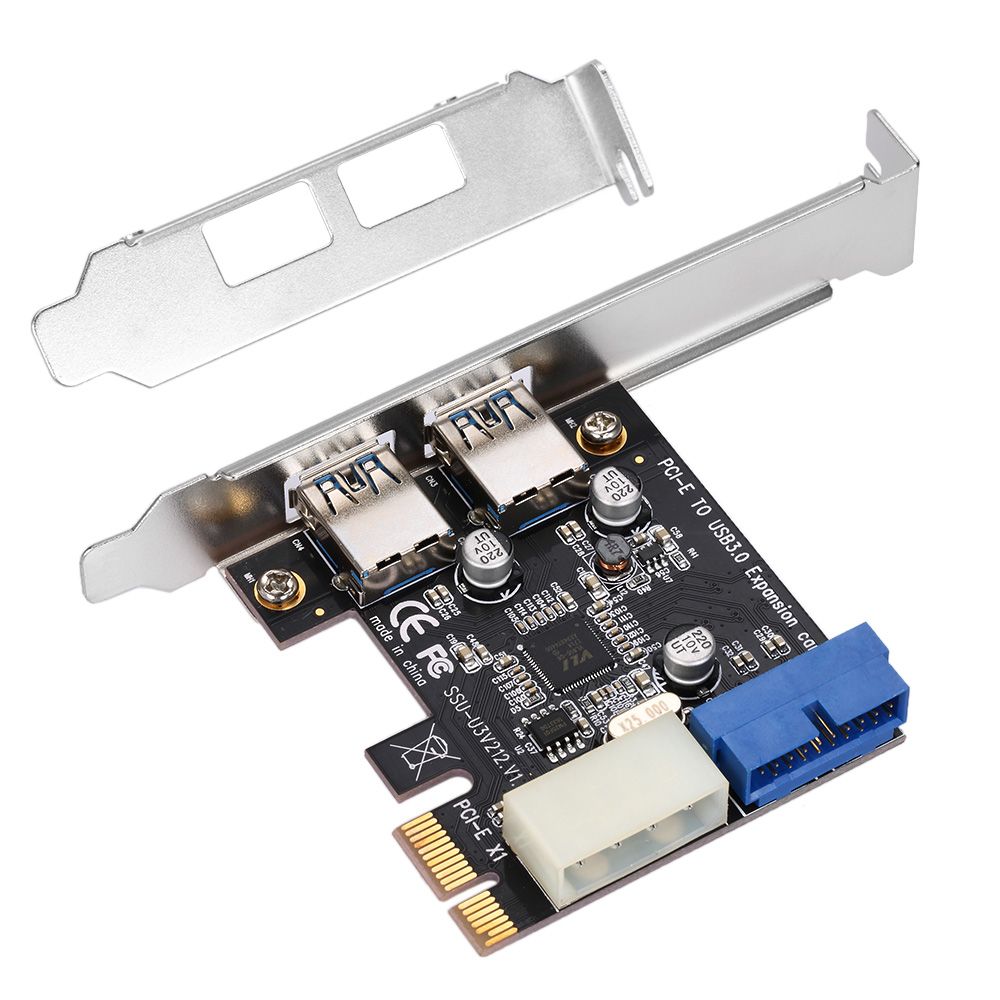SuperSpeed 2-Port USB 3.0 PCI-E PCI Express 19-pin USB3.0