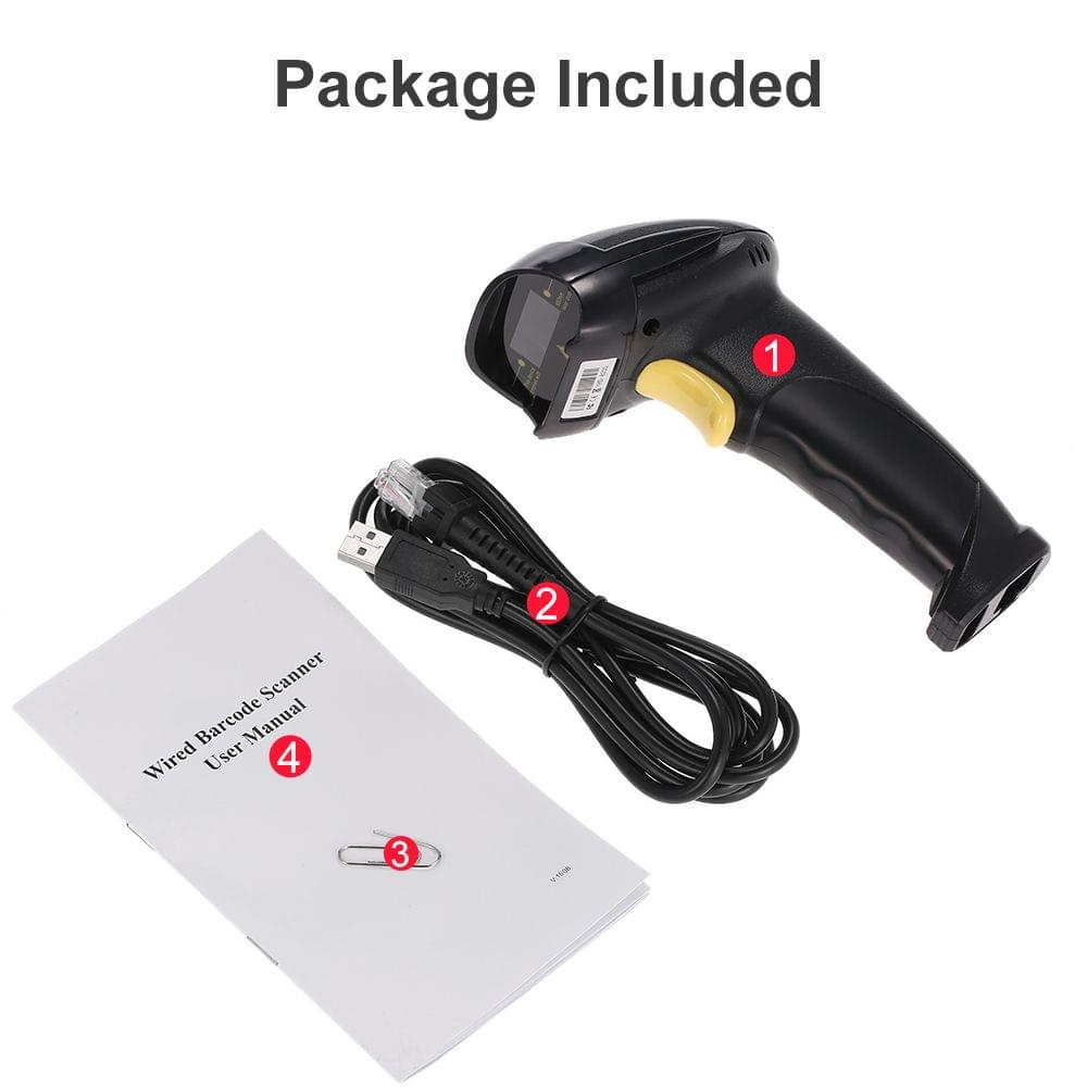 High Performance Bi-directional USB Cable Laser Barcode