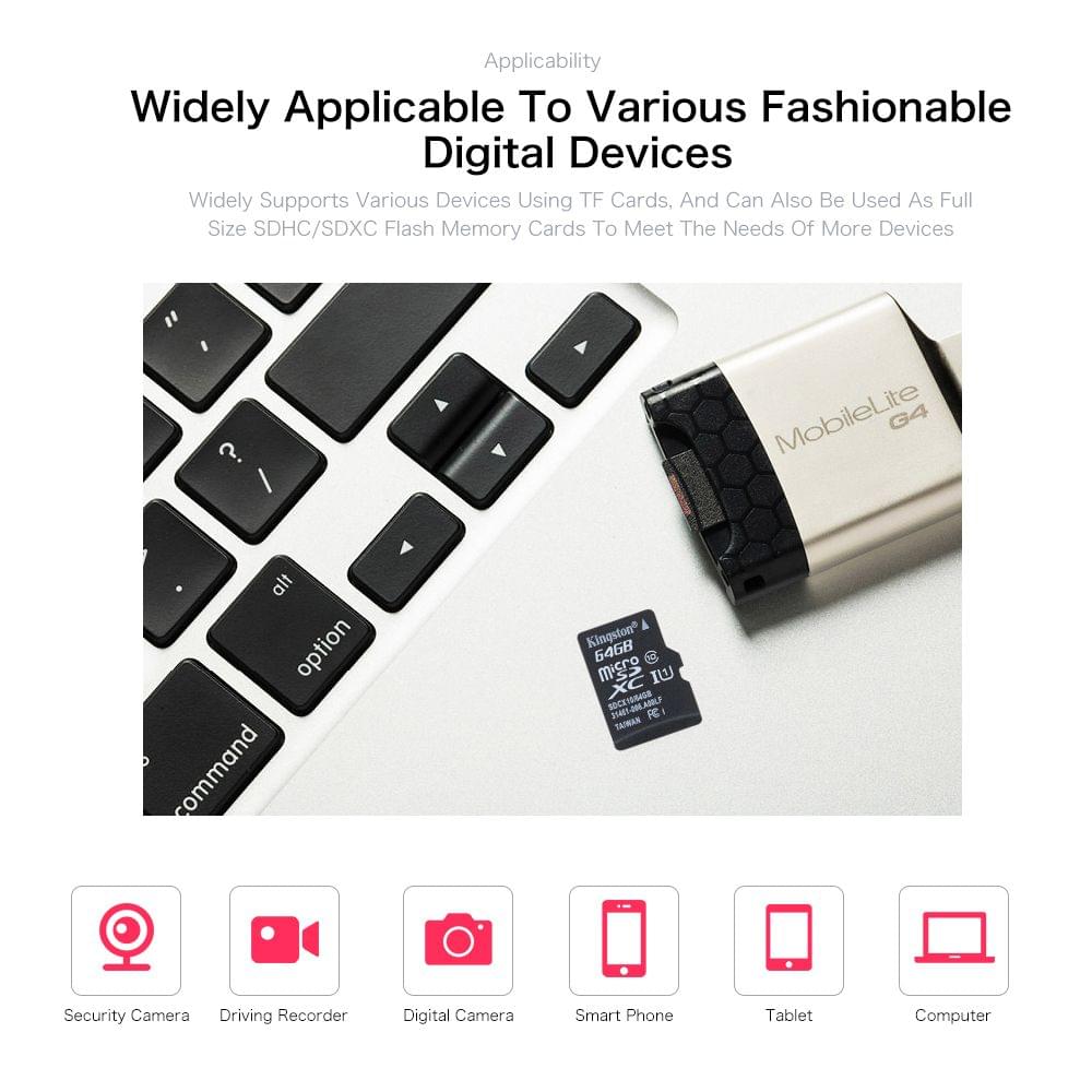 Genuine Original Kingston Class 10 8GB 16GB 32GB MicroSDHC - 16GB