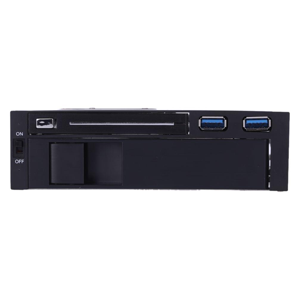 Dual Bay 3.5" + 2.5" Inch SATA III Hard Drive HDD & SSD Tray