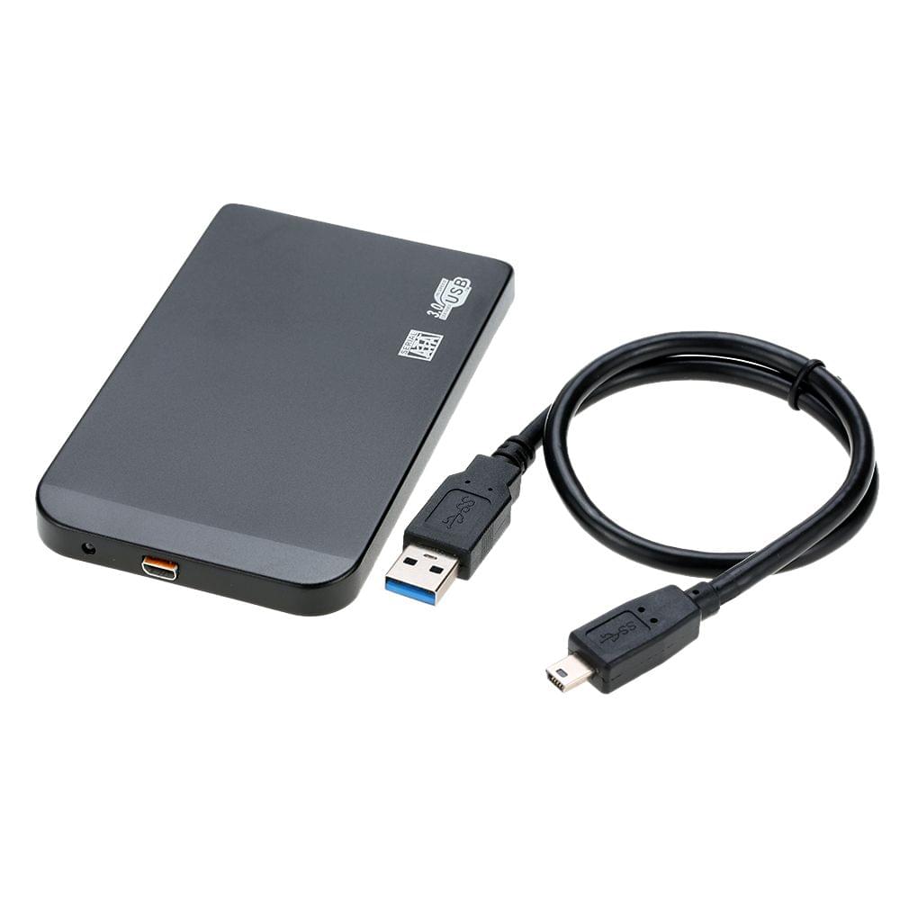 Slim Super Speed 6Gbps Aluminum  2.5" SATA SSD HDD Hard Disk - 2.5in