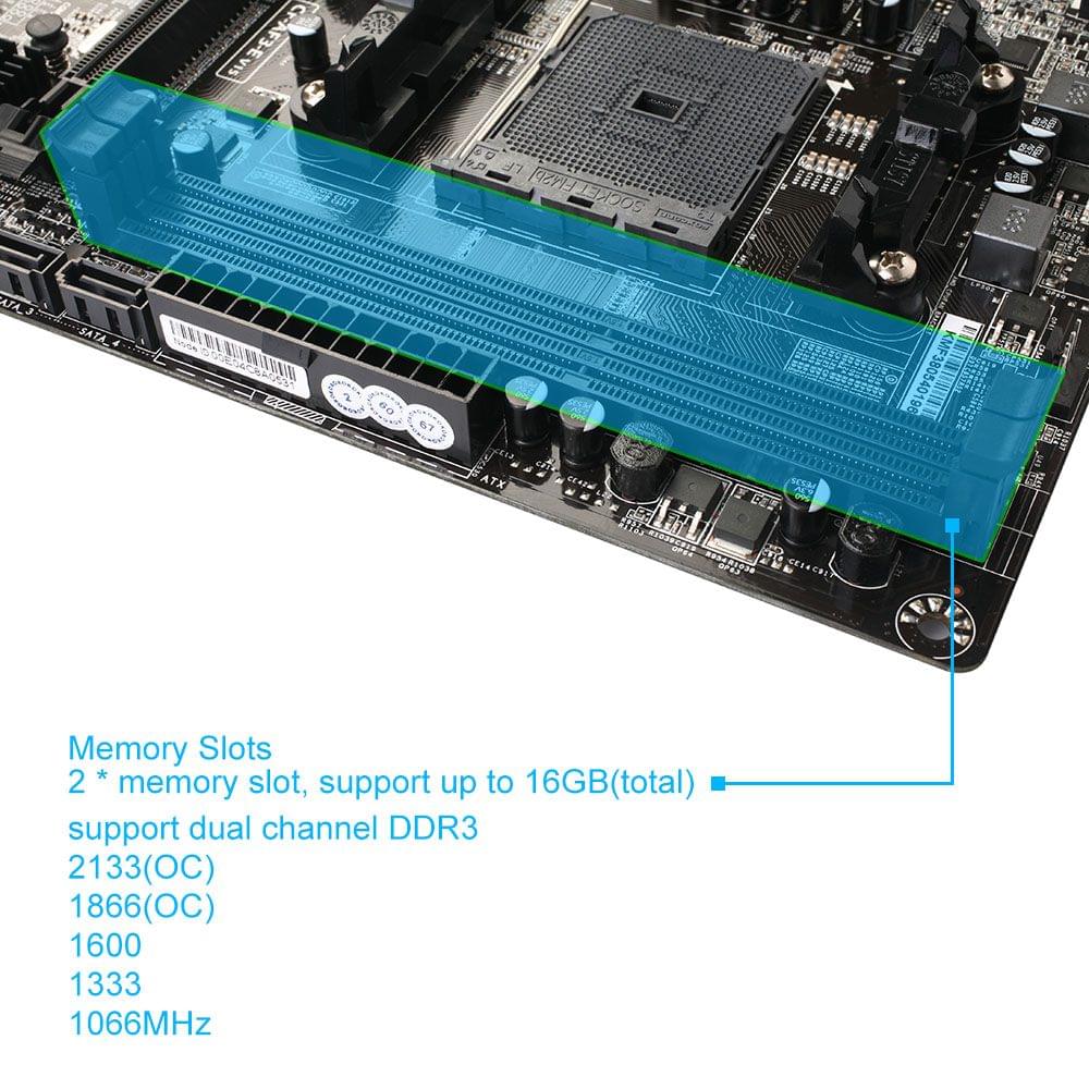 Colorful C.A68M-E Plus V15 for AMD A68H FM2/FM2+ Socket SATA