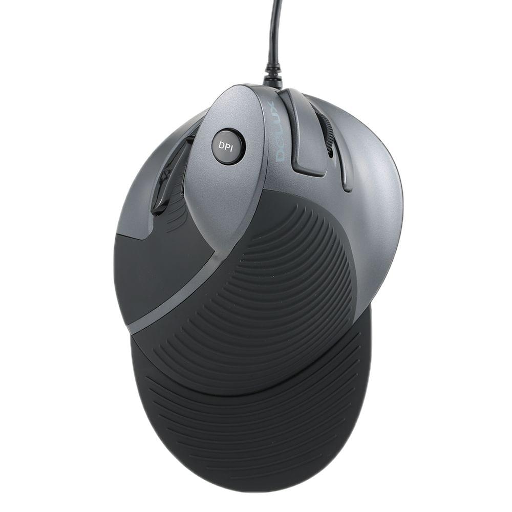 Delux USB Wired Ergonomic Vertical Optical Mouse Computer