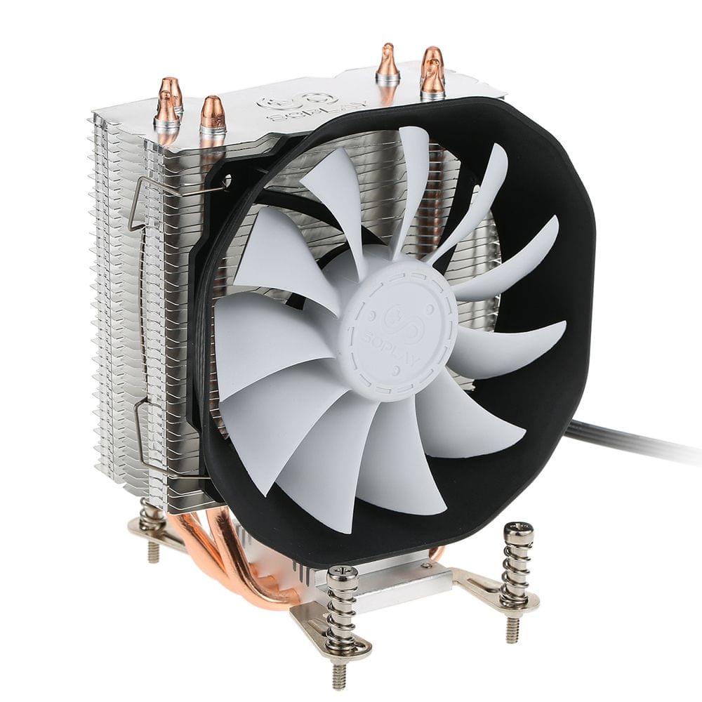 Soplay CPU Cooler 3 Heatpipes 4pin 12cm PWM Fan PC Computer