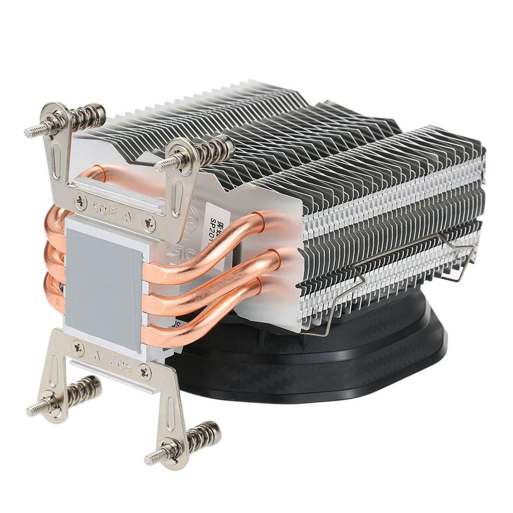 Soplay CPU Cooler 3 Heatpipes 4pin 12cm PWM Fan PC Computer