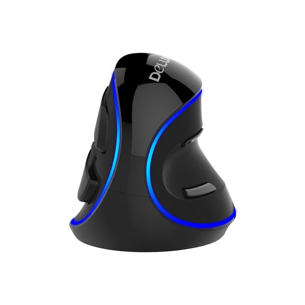 Delux M618 Plus Blue Light Wired Optical Mouse 600/1000/1600