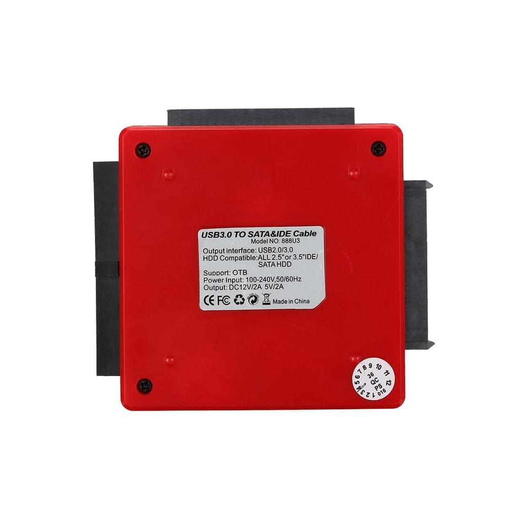 USB 3.0 To SATA/IDE Adapter Hard Drive Converter for - EU Plug