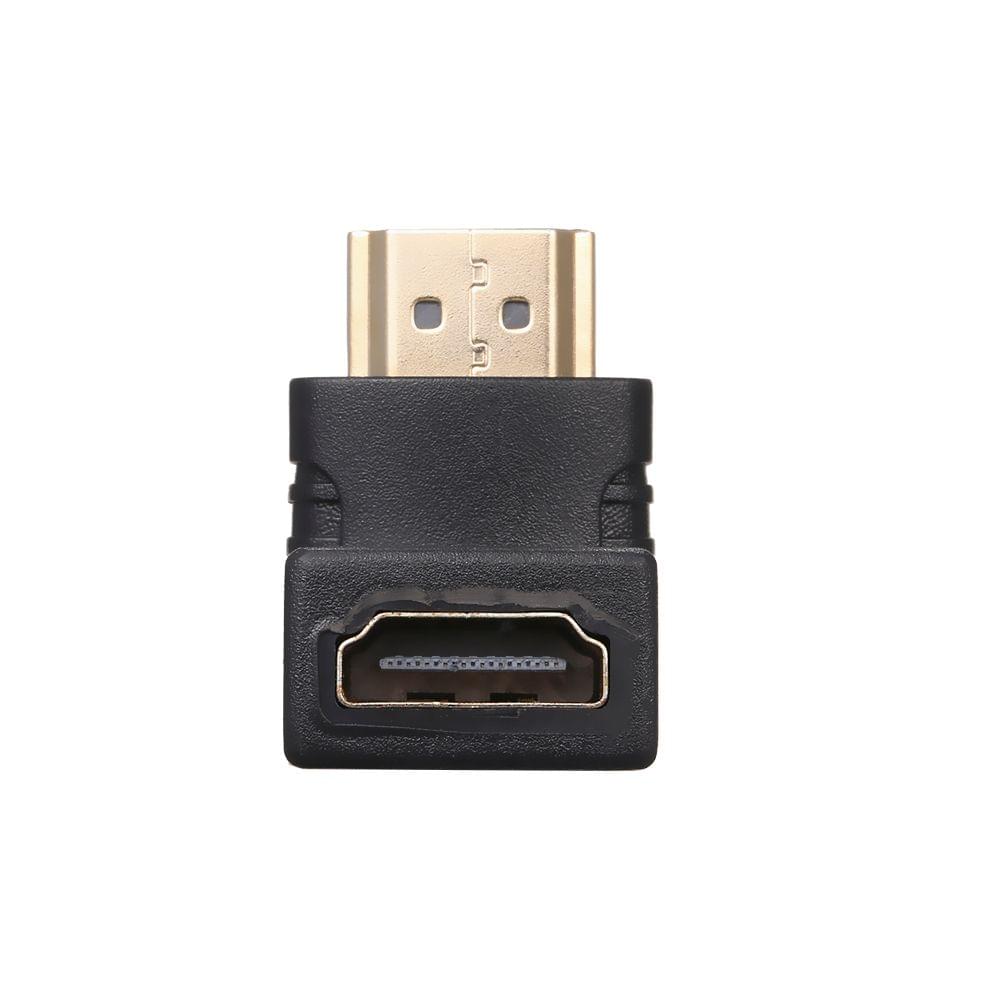 HD Right Angle Adapter Connector 90 Degree Gold Plated HDMI
