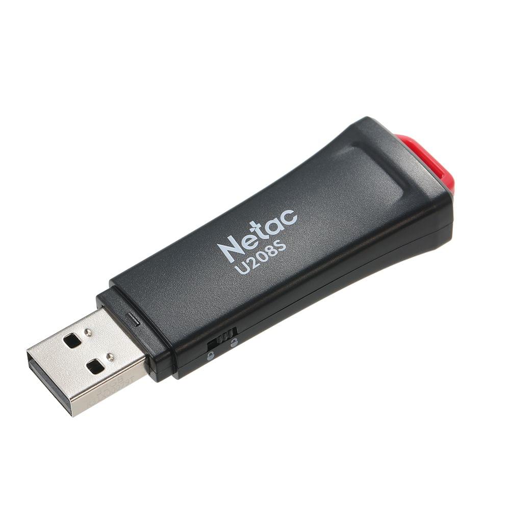 Netac Write Protect USB2.0 Flash Drive U208S 16G Memory - 16GB