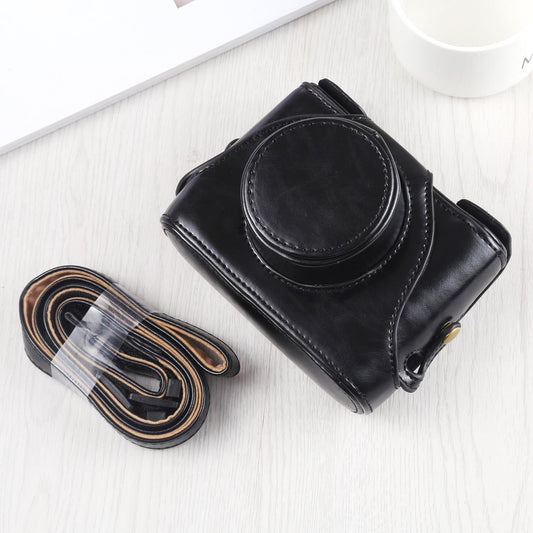 Full Body Camera PU Leather Case Bag with Strap for FUJIFILM X10 / X20 (Black)