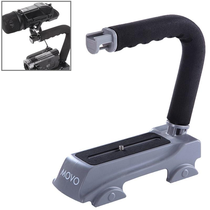 C-Shape Mount Holder for DSLR / Camcorder DV, ECR-007DB (Grey)