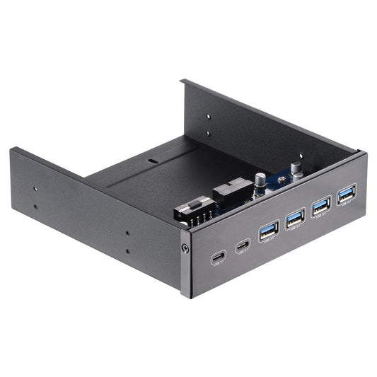 5.25" Front Bay USB HUB 2-Port USB 3.1 & 4-Port USB 3.0 High