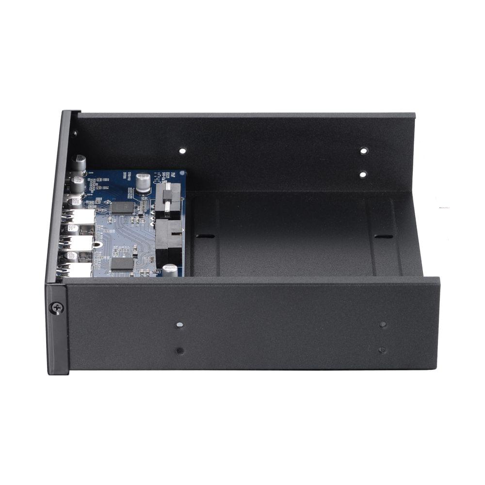 5.25" Front Bay USB HUB 2-Port USB 3.1 & 4-Port USB 3.0 High
