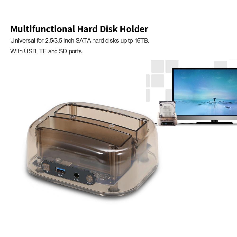HDD Docking Station USB3.0 Hard Disk Drive Docking Station - EU Plug