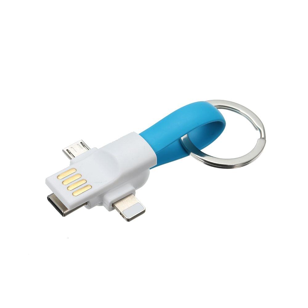 3 in 1 Key Chain Charging Cable Sync Magnetic Data Cable