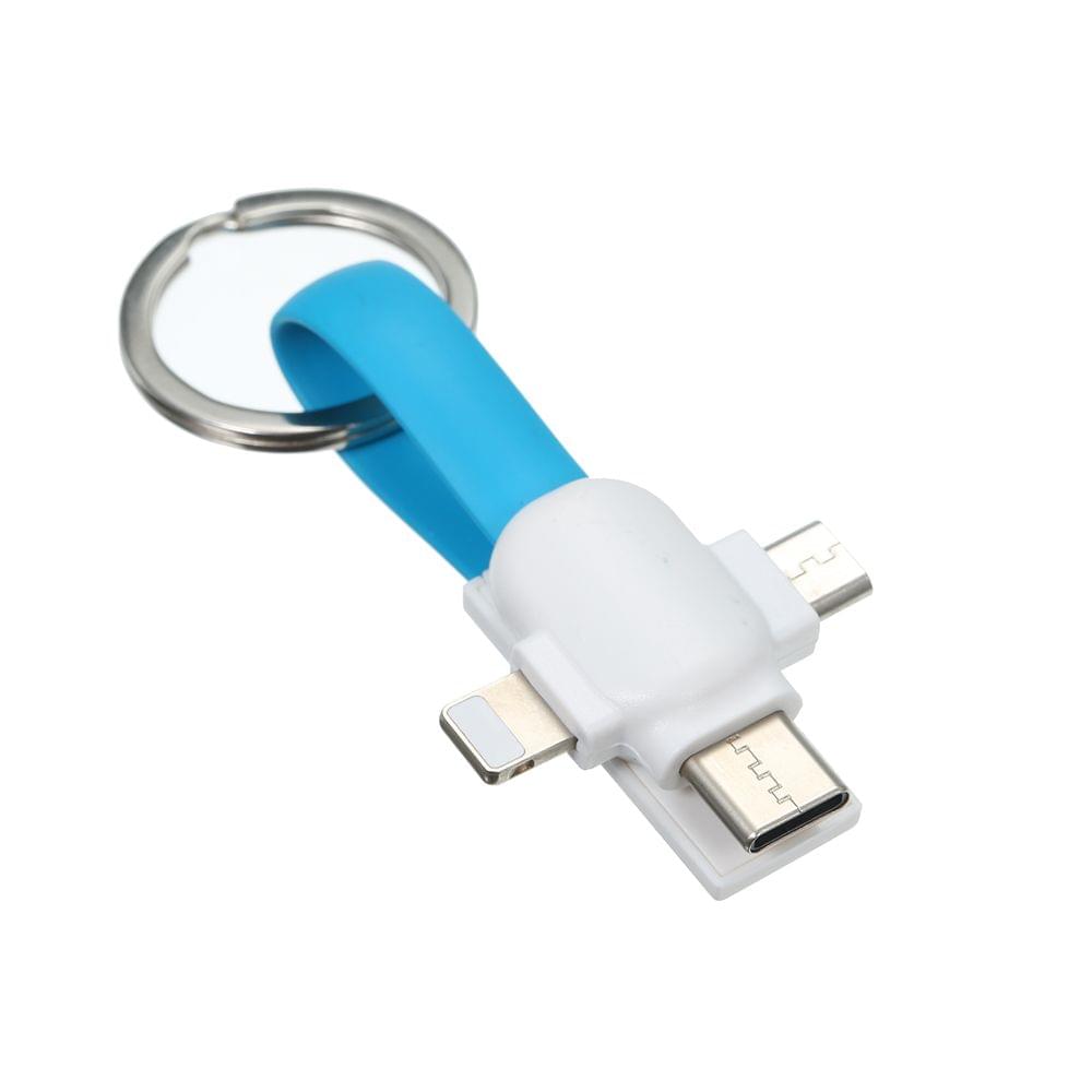 3 in 1 Key Chain Charging Cable Sync Magnetic Data Cable