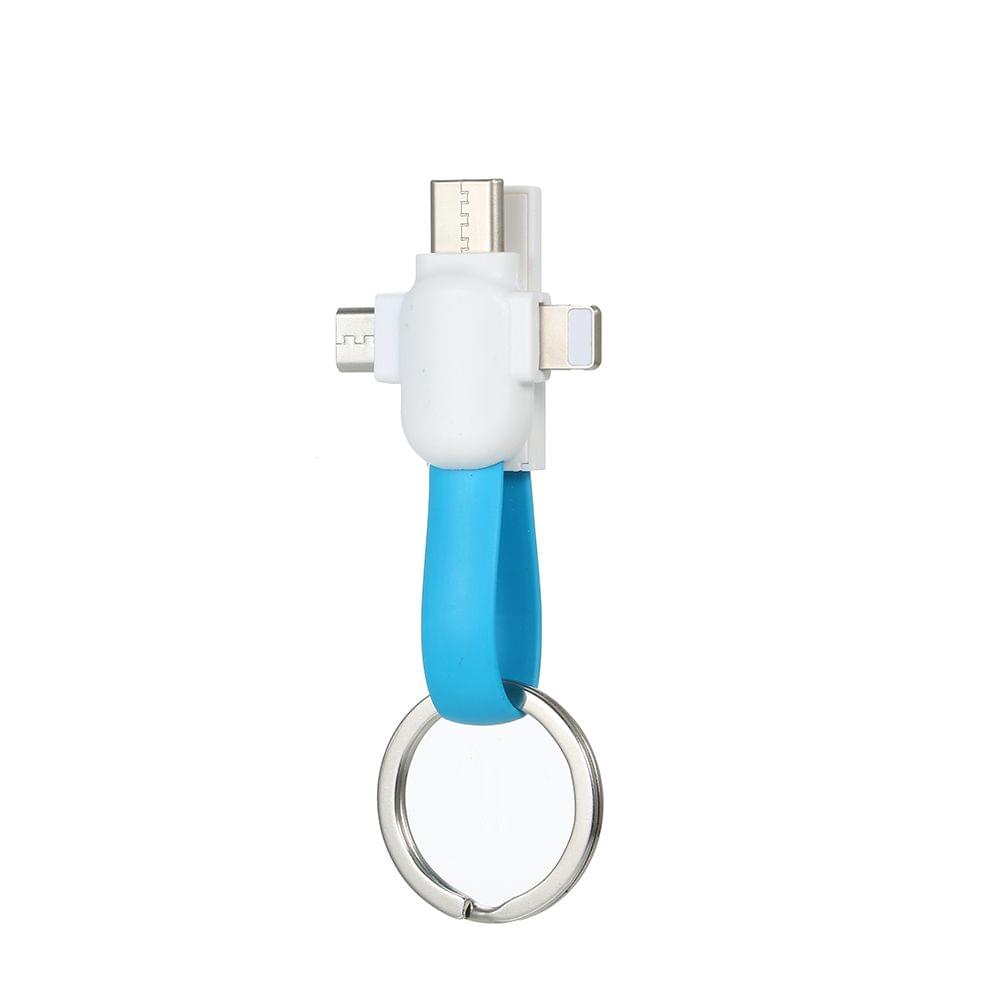 3 in 1 Key Chain Charging Cable Sync Magnetic Data Cable