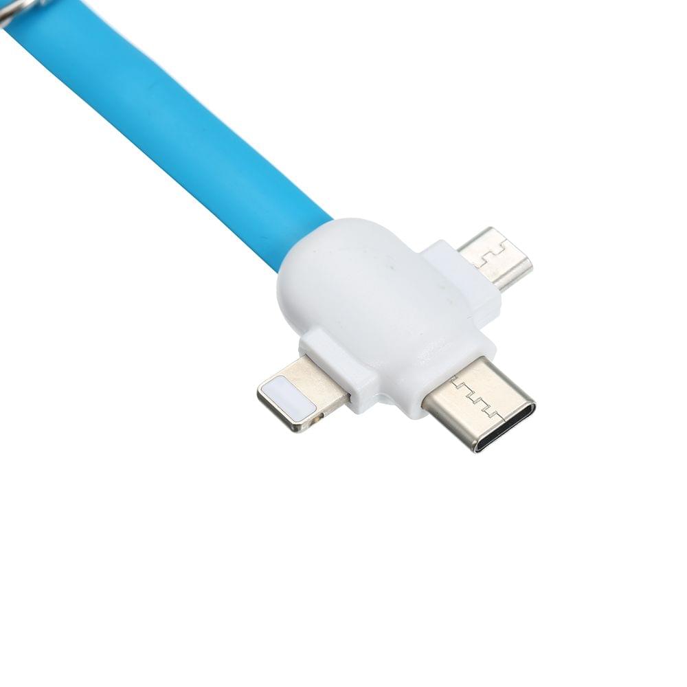 3 in 1 Key Chain Charging Cable Sync Magnetic Data Cable