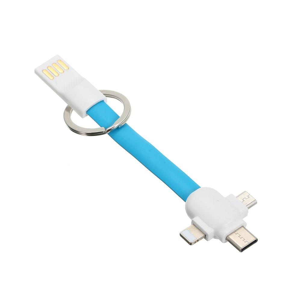 3 in 1 Key Chain Charging Cable Sync Magnetic Data Cable