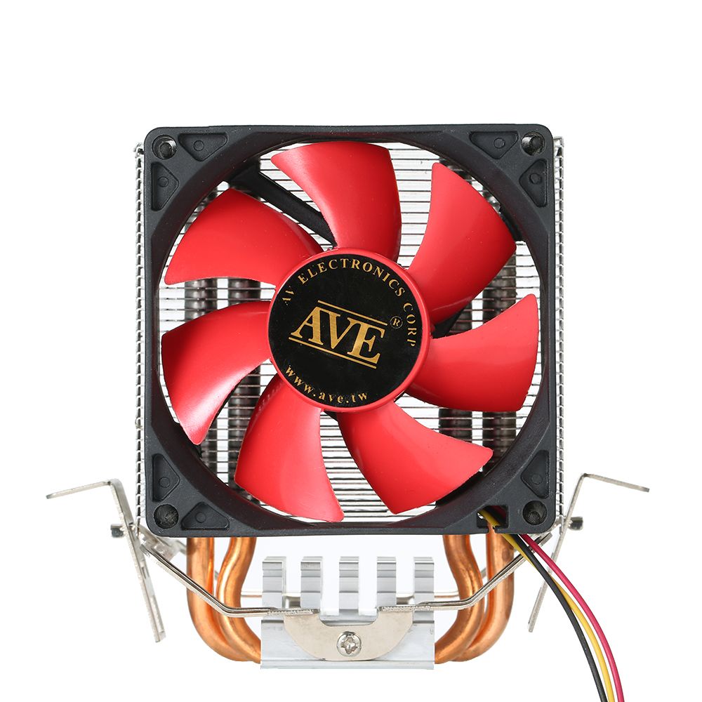 CPU Cooling Fan 4 Copper Pipe CPU Cooler Fan with Red LED