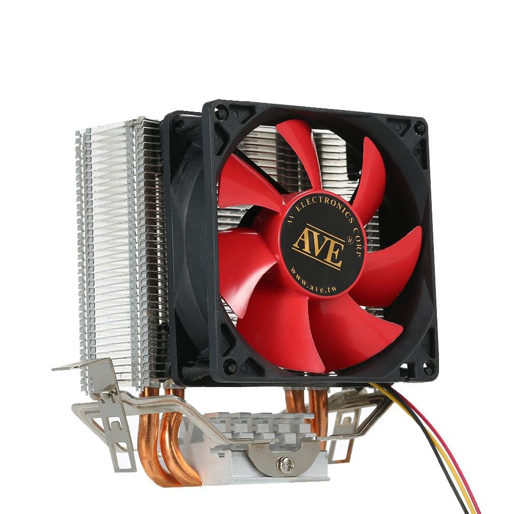 CPU Cooling Fan 4 Copper Pipe CPU Cooler Fan with Red LED
