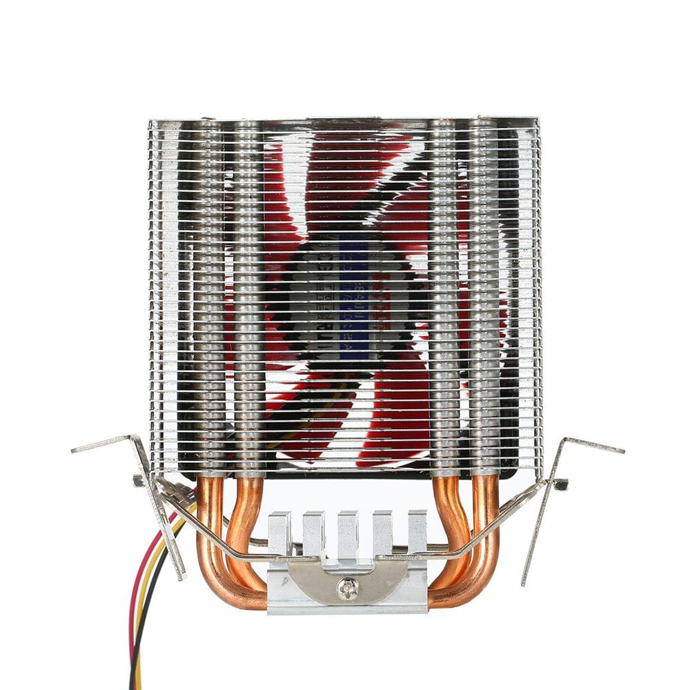 CPU Cooling Fan 4 Copper Pipe CPU Cooler Fan with Red LED