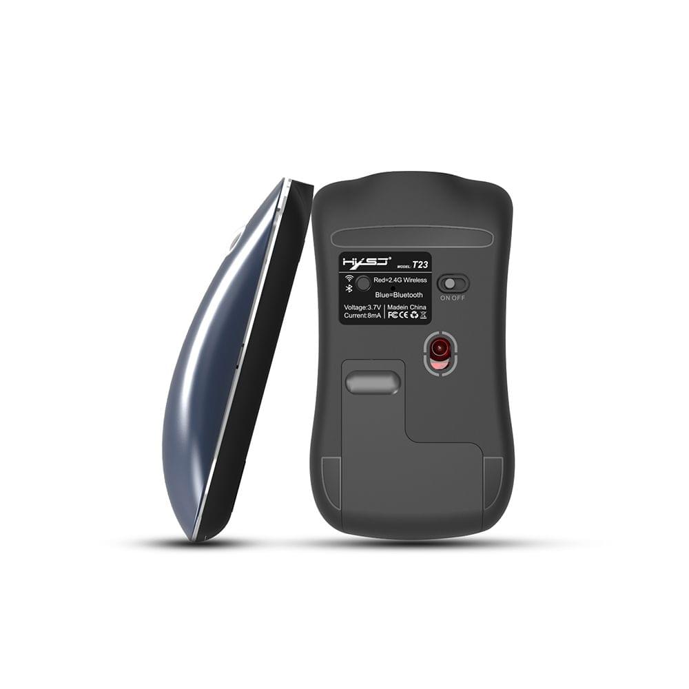 HXSJ T23 Dual Mode Wireless Mouse BT 4.0 2.4G Optical Mouse
