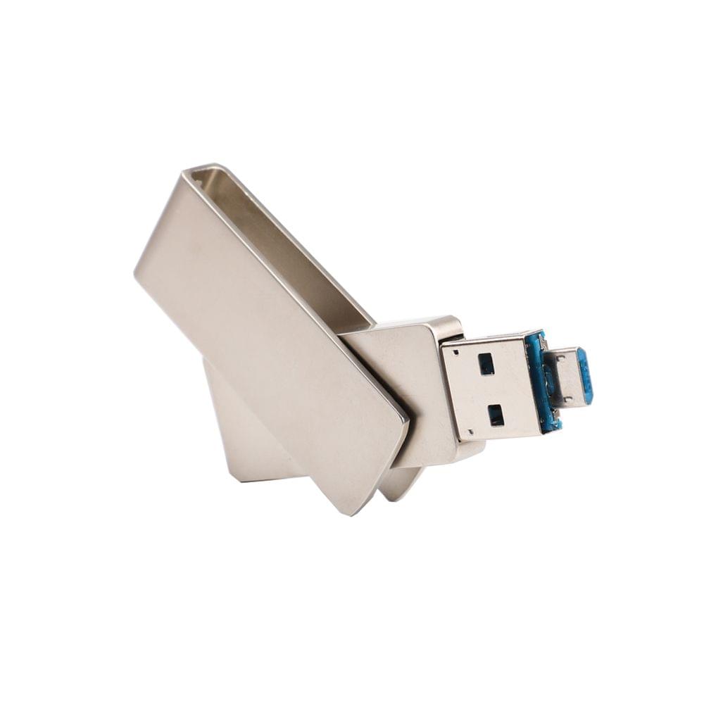 2 in 1 OTG USB Flash Drive 128GB Capacity U Disk for Smart