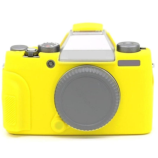 Richwell Soft Silicone TPU Skin Body Rubber Camera Case Bag Full Cover for Fujifilm Fuji X-T100 Digital Camera (Yellow)